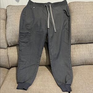 Grey figs small petite joggers